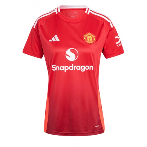 Manchester United Luke Shaw #23 Domaci Dres za Ženska 2024-25 Kratak Rukavima